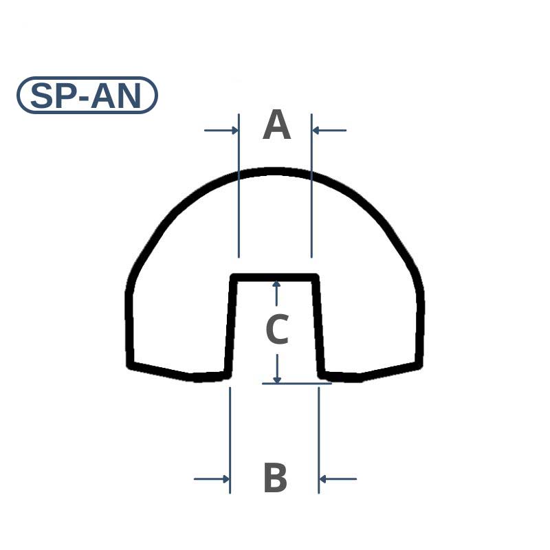 Dimension, Slide Piece, SP-AN, 1