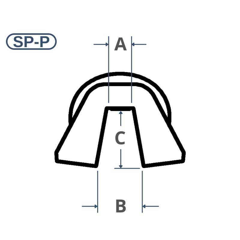 Dimension - Slide Piece, SP-P, 1