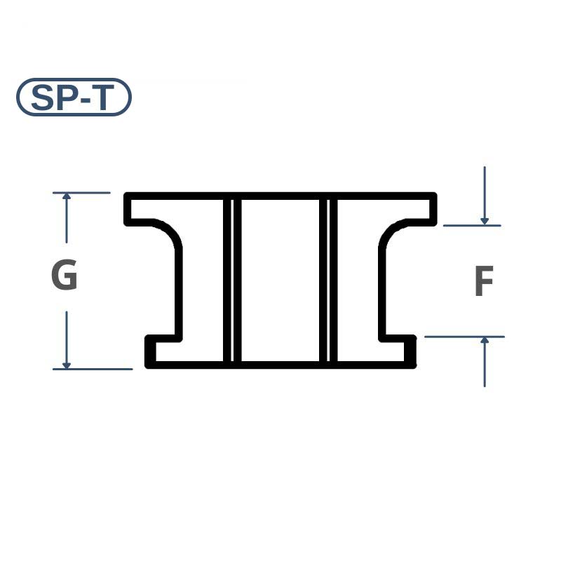 Dimensionm, Slide Piece, SP-T - 3