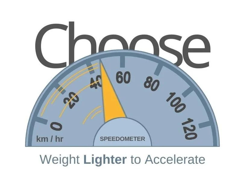 lighter to accelerate