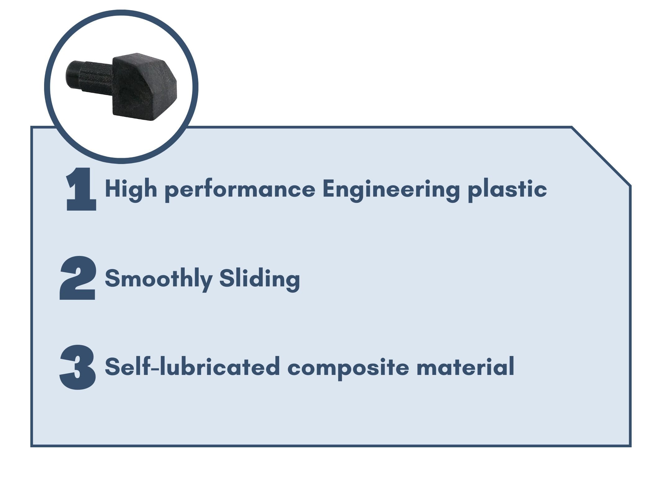 feature - four wheel parts - Front cam slider shoe - 17126374 & 619100040