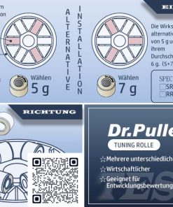 Tuning rolle - Einstellung und Richtung