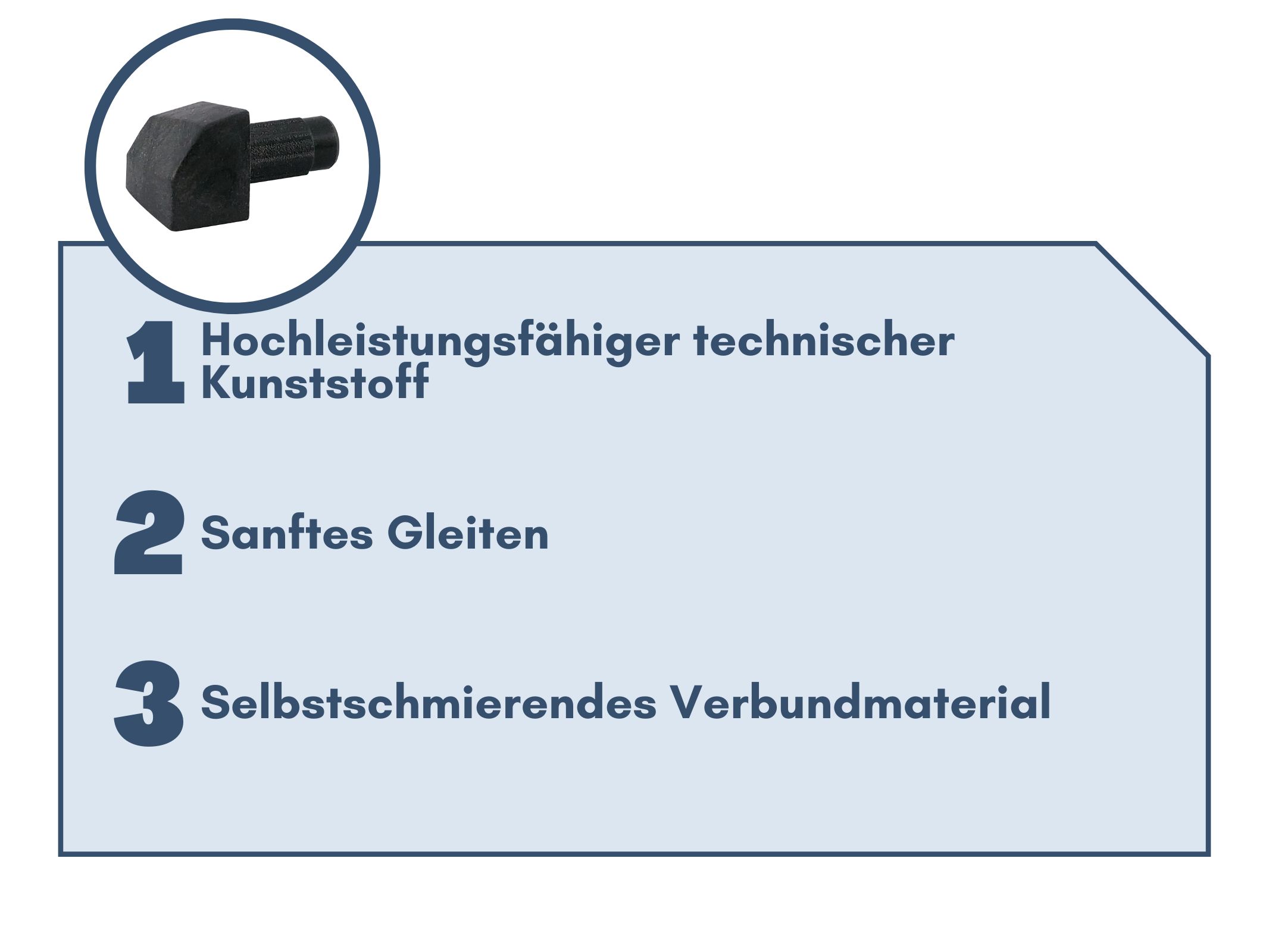 Besonderheit - vier Radteile - Hinterer Nocken Gleitschuh - 417126373 & 619100039