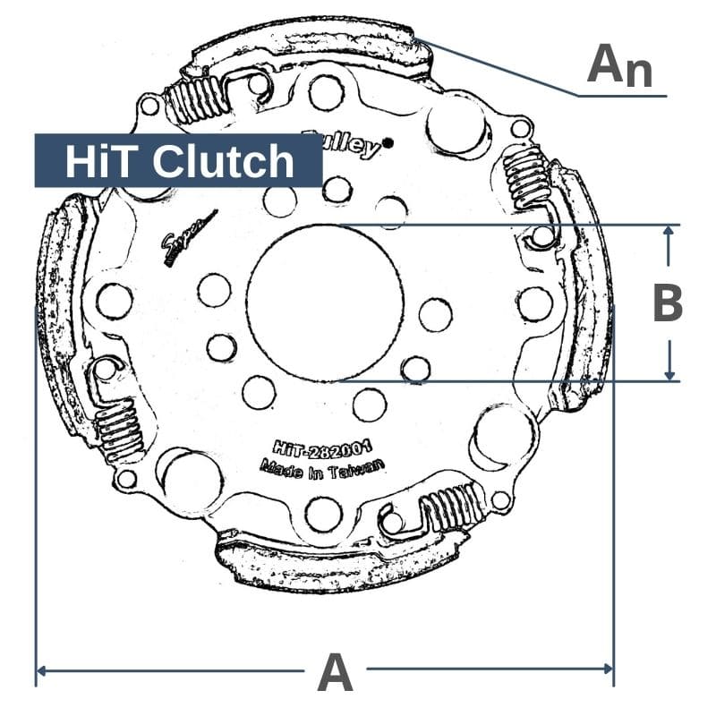 Dimension - HiT clutch - HiT282001
