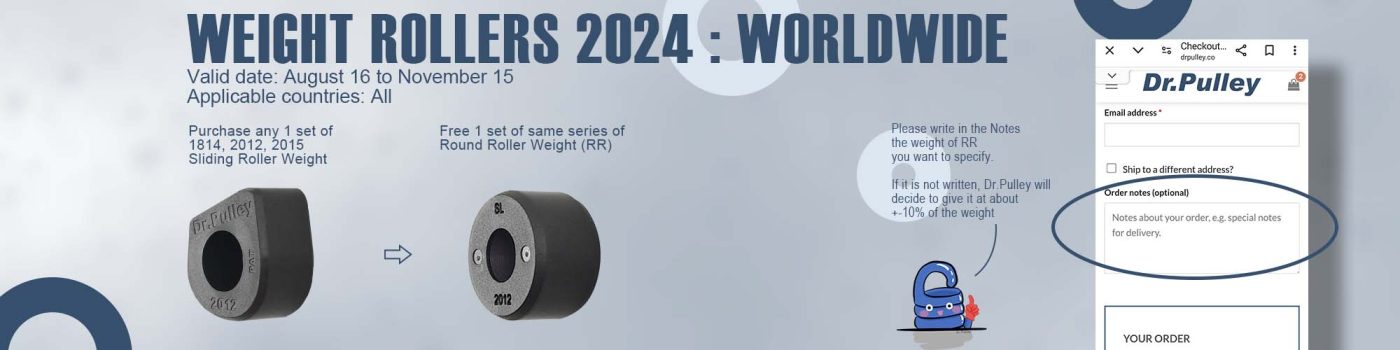 Dr.Pulley Weight rollers 2024 worldwide - image cover